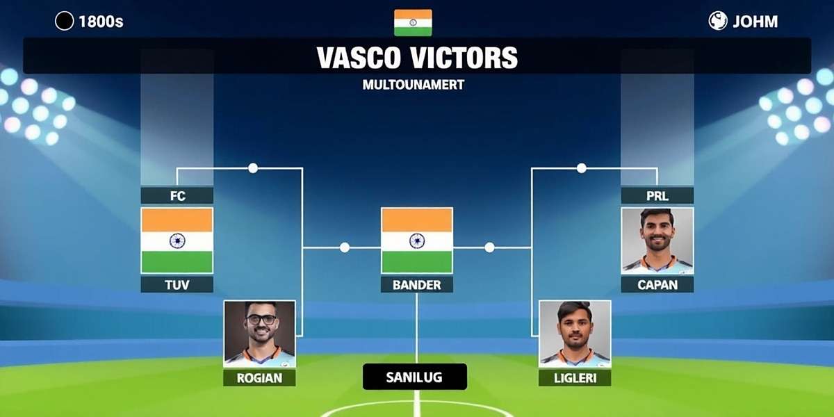 Vasco Victors Multiplayer Tournaments Vasco Victors multiplayer mode showing online tournament bracket with teams from different Indian states
